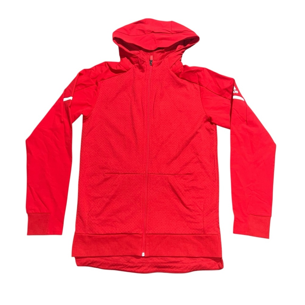 adidas Men’s Squad Full Zip Red Track Jacket Size Small *Brand New*